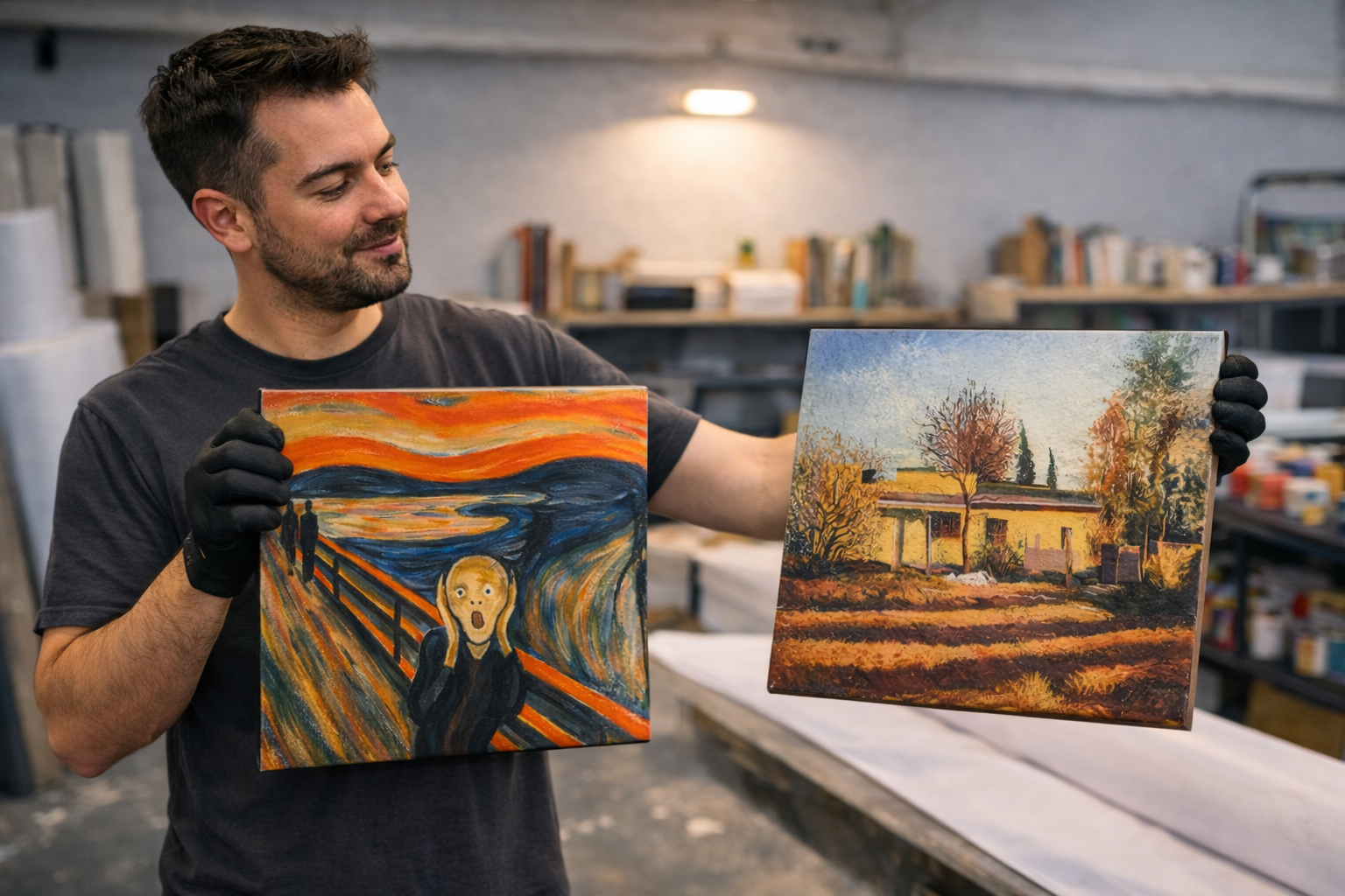 Tela y canvas para gran formato