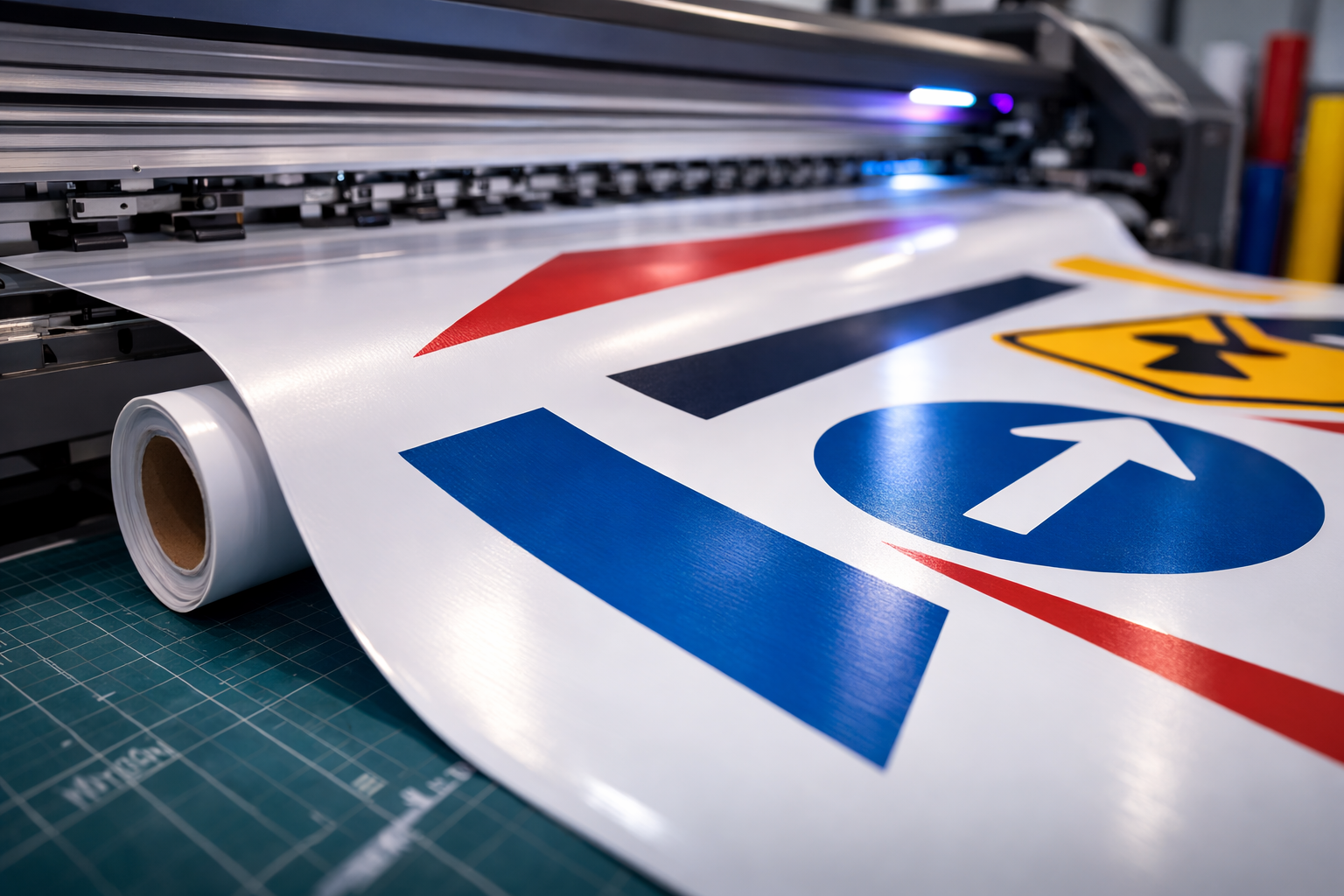 Vinil blanco para impresión